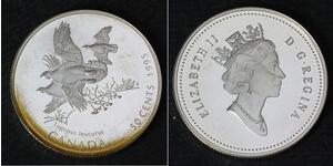 50 Цент Канада Срібло Єлизавета II (1926-2022)