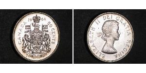 50 Цент Канада Срібло Єлизавета II (1926-2022)