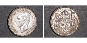 50 Цент Канада Срібло Георг VI (1895-1952)