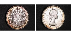 50 Цент Канада Срібло Єлизавета II (1926-2022)