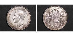 50 Цент Канада Срібло Георг VI (1895-1952)