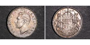 50 Цент Канада Срібло Георг VI (1895-1952)