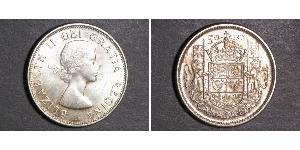 50 Цент Канада Срібло Єлизавета II (1926-2022)
