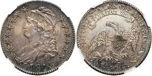 50 Цент США (1776 - ) Срібло 