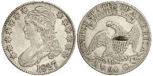 50 Цент США (1776 - ) Срібло 
