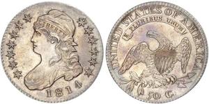 50 Цент США (1776 - ) Срібло 