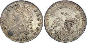 50 Цент США (1776 - ) Срібло 