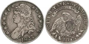 50 Цент США (1776 - ) Срібло 