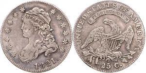 50 Цент США (1776 - ) Срібло 