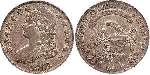 50 Цент США (1776 - ) Срібло 
