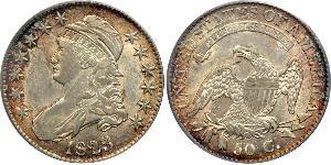 50 Цент США (1776 - ) Срібло 
