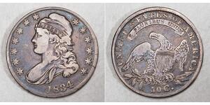 50 Цент США (1776 - ) Срібло 