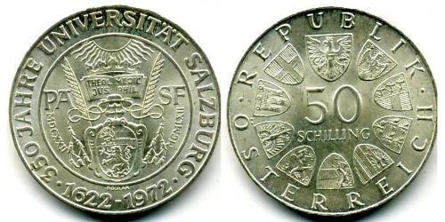 50 Шиллинг Австрийская Республика(1955 - ) Серебро 
