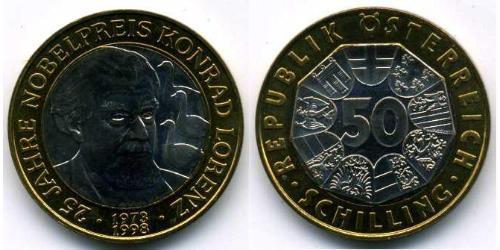 50 Шилінг Австрійська Республіка (1955 - ) Біметал 