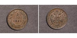 5/10 Kreuzer Austrian Empire (1804-1867) Copper 