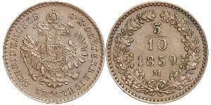 5/10 Kreuzer Austrian Empire (1804-1867) Copper 