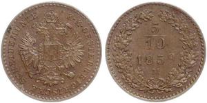 5/10 Kreuzer Empire d