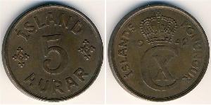 5 Aurar 冰岛 (1944 - ) 青铜 