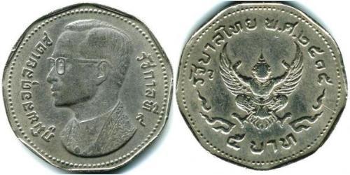 5 Baht 泰国 銅/镍 