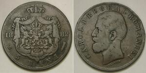 5 Ban Reino de Rumanía (1881-1947) Cobre 