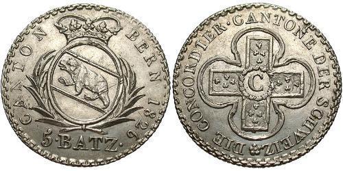 5 Batz Suisse Argent 
