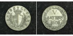 5 Batz Svizzera Argento 