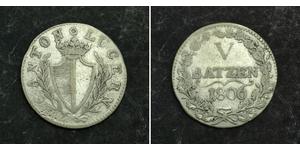 5 Batz Svizzera Argento 