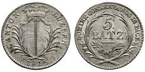 5 Batz Suiza Plata 