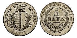 5 Batz Suiza Plata 