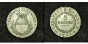 5 Batz Schweiz Silber 
