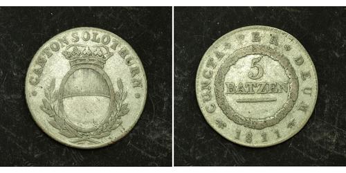 5 Batz Schweiz Silber 