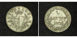 5 Batz Switzerland Silver 