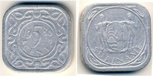 5 Cent Surinam (1975 - ) Aluminio 