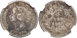 5 Cent Canada Argent Victoria (1819 - 1901)