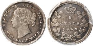 5 Cent Canada Argent Victoria (1819 - 1901)