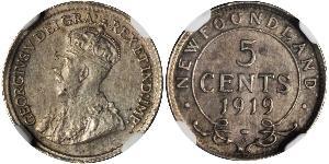 5 Cent Canada Argent George V (1865-1936)