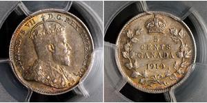 5 Cent Canada Argent Édouard VII (1841-1910)