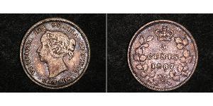 5 Cent Canada Argent Victoria (1819 - 1901)