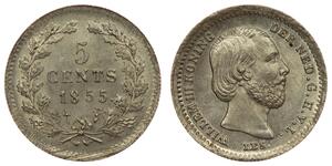 5 Cent Pays-Bas Argent 