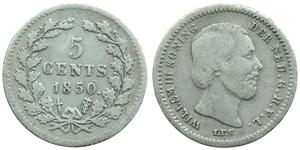 5 Cent Pays-Bas Argent 