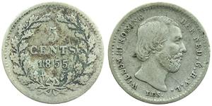 5 Cent Pays-Bas Argent 