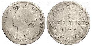 5 Cent Terre-Neuve-et-Labrador Argent Victoria (1819 - 1901)