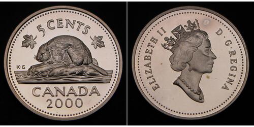 5 Cent Canada Argento 