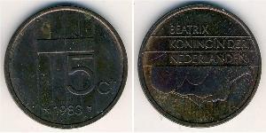 5 Cent Reino de los Países Bajos (1815 - ) Bronce 