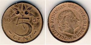 5 Cent Königreich der Niederlande (1815 - ) Bronze 