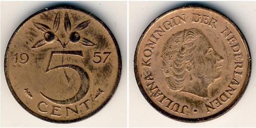 5 Cent Königreich der Niederlande (1815 - ) Bronze 