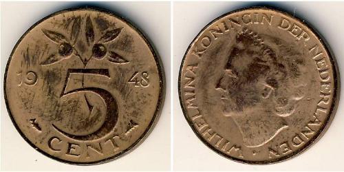 5 Cent Königreich der Niederlande (1815 - ) Bronze 