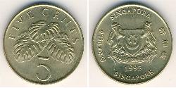 5 Cent Singapore (1965 - ) Bronze 