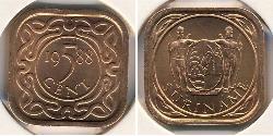 5 Cent Suriname (1975 - ) Bronze 