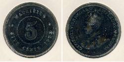 5 Cent Mauritius (1968 - ) Bronzo 